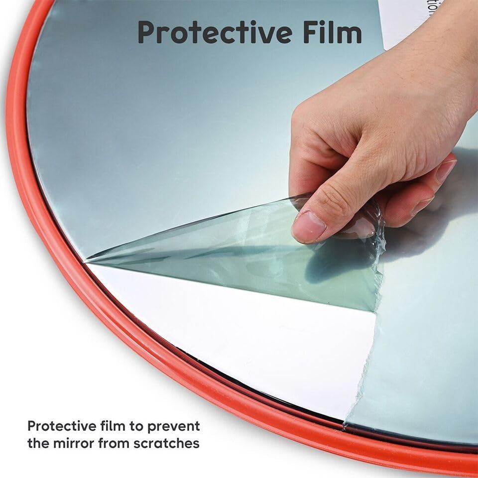 DREAWOO Convex Mirror Tools Accessories Column Type Shatterproof PP & PC