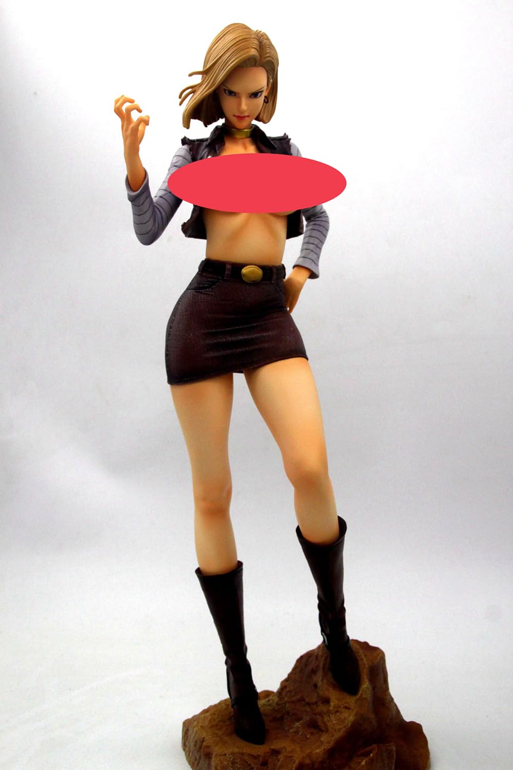 Amazon.co.jp: 18号 魔 改造 フィギュア PVC製 塗装済み 完成品 [並行