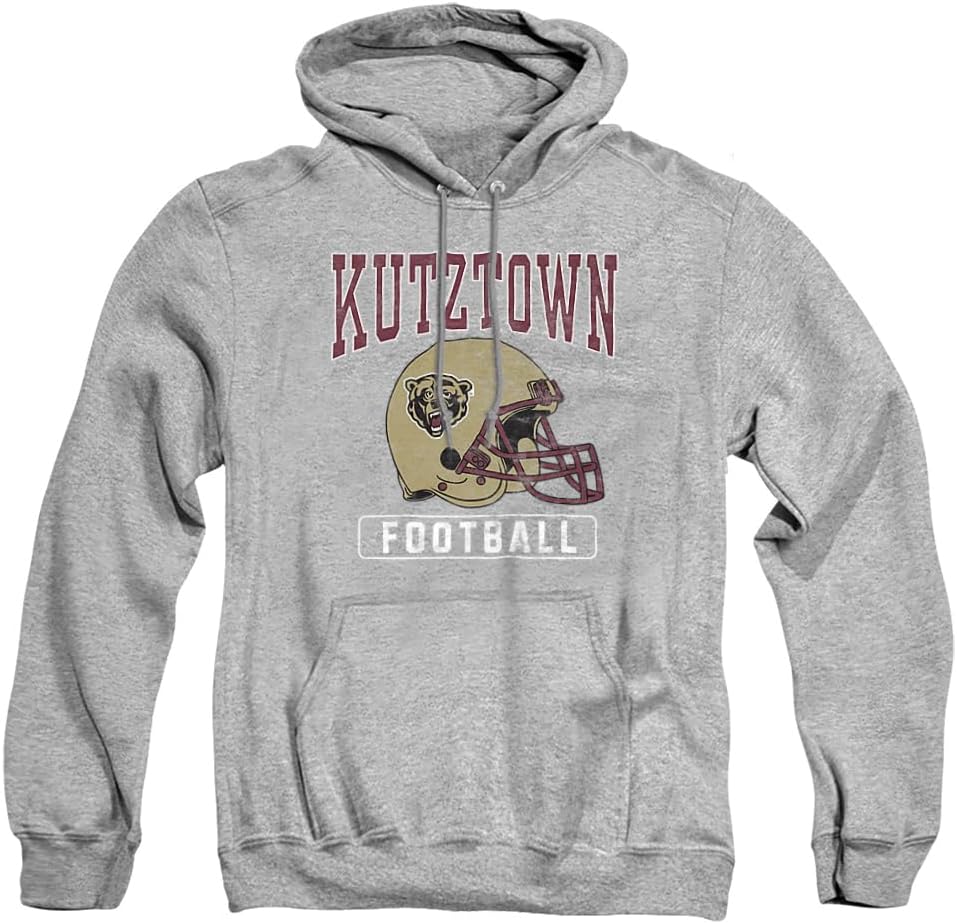 Kutztown University Official Football Helmet Unisex Adult Pull-Over Hoodie