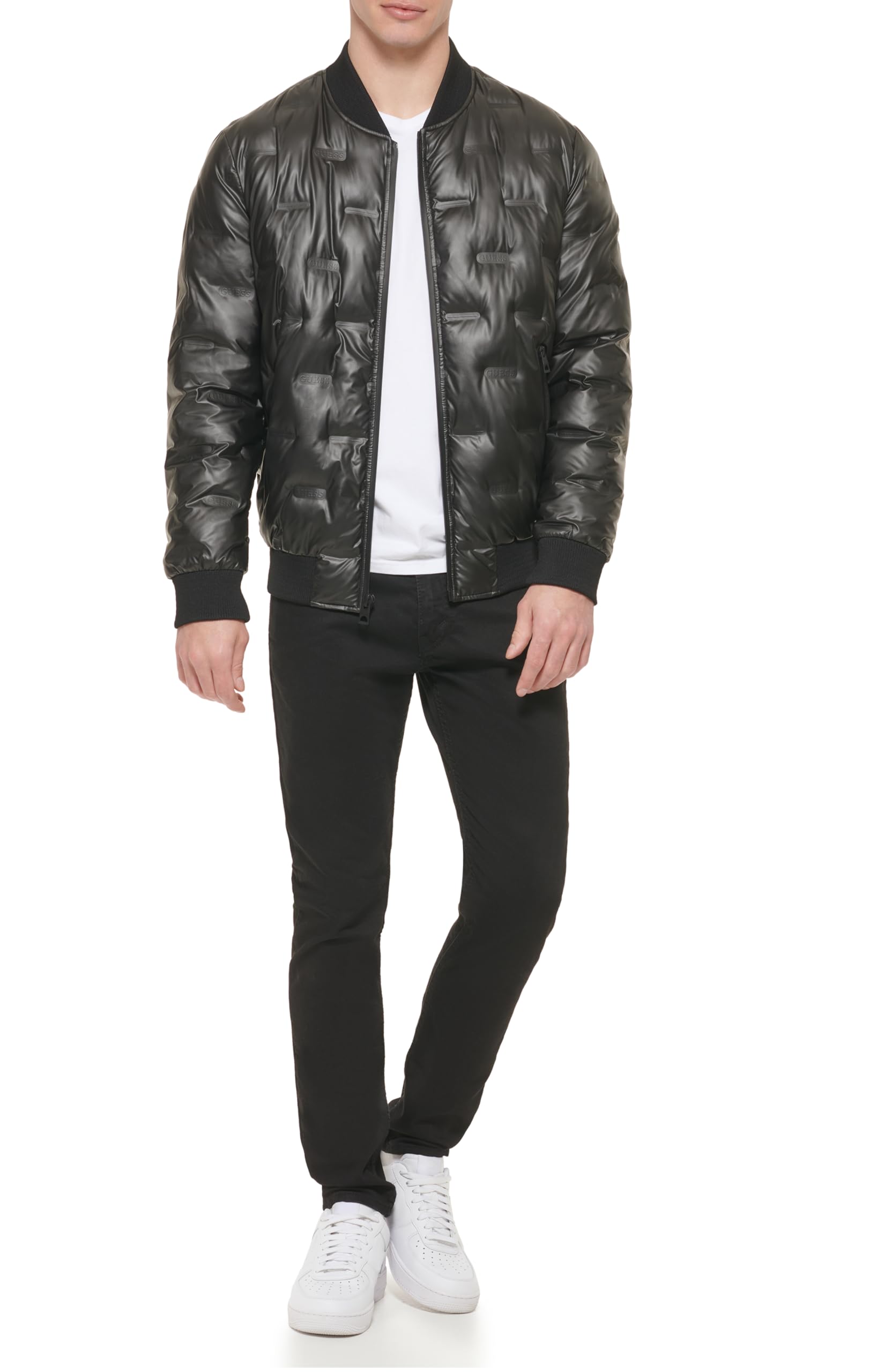 Cole Haan Regenjacke für Herren, Schwarz, XL