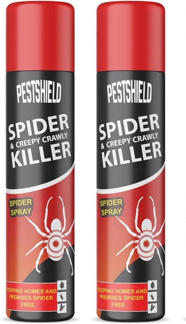 2 X Spider Creepy Crawly Insect Killer Spider Spray No More Spiders