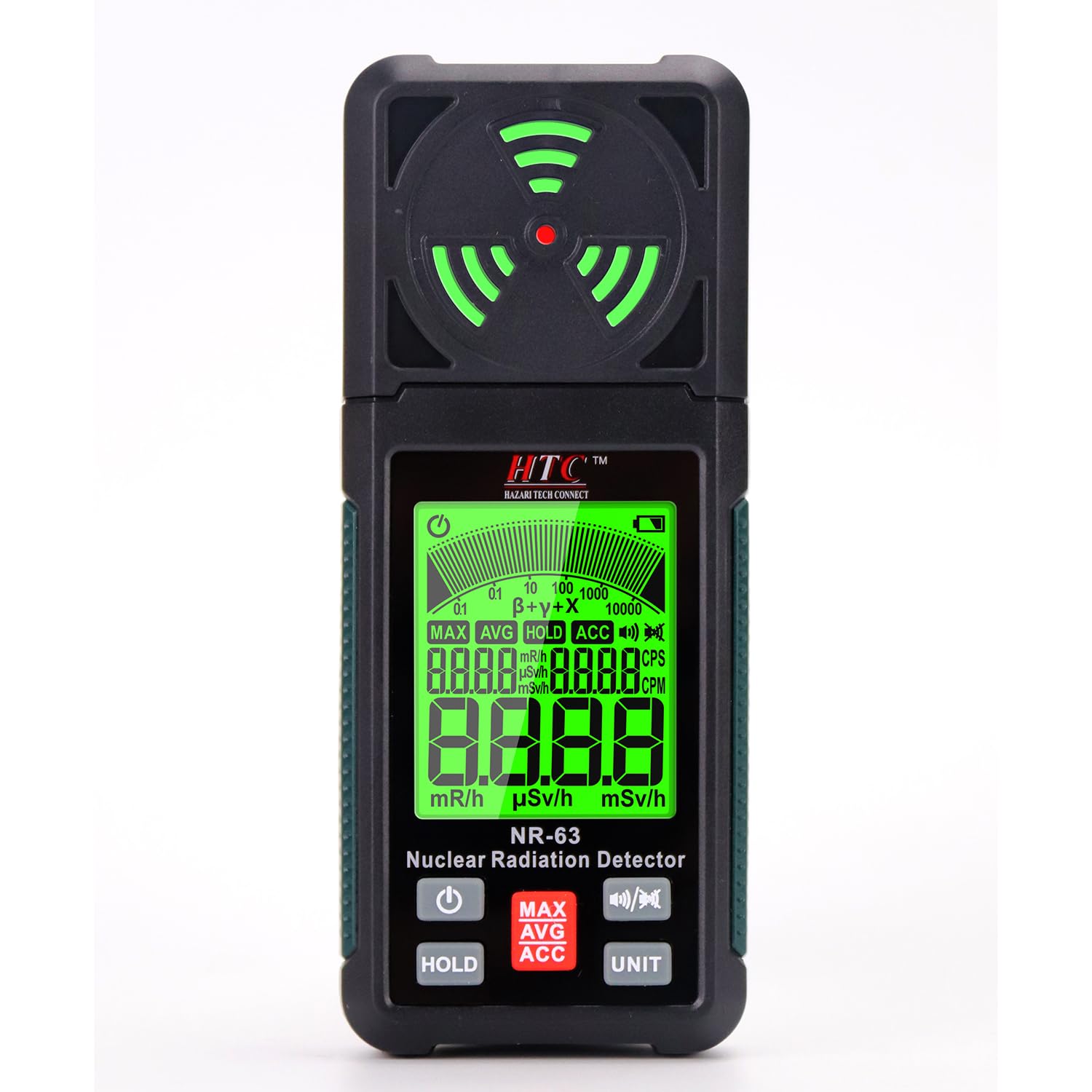 HTC Instrument Geiger Counter | Nuclear Radiation Detector | Portable Radiation Dosimeter with Color LCD Display | Model: NR-63 (B0CY8NT3BB) Amazon Price History, Amazon Price Tracker