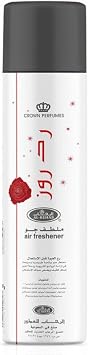 Al Rehab Red Rose - Citrus, Floral, Musky, Sweet - Air Freshener, 10.15 Ounce / 300 ml