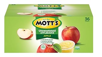 Motts Organic No Sugar Added Apple Sauce, 3.9 Ounce, 36 Count 14800003840