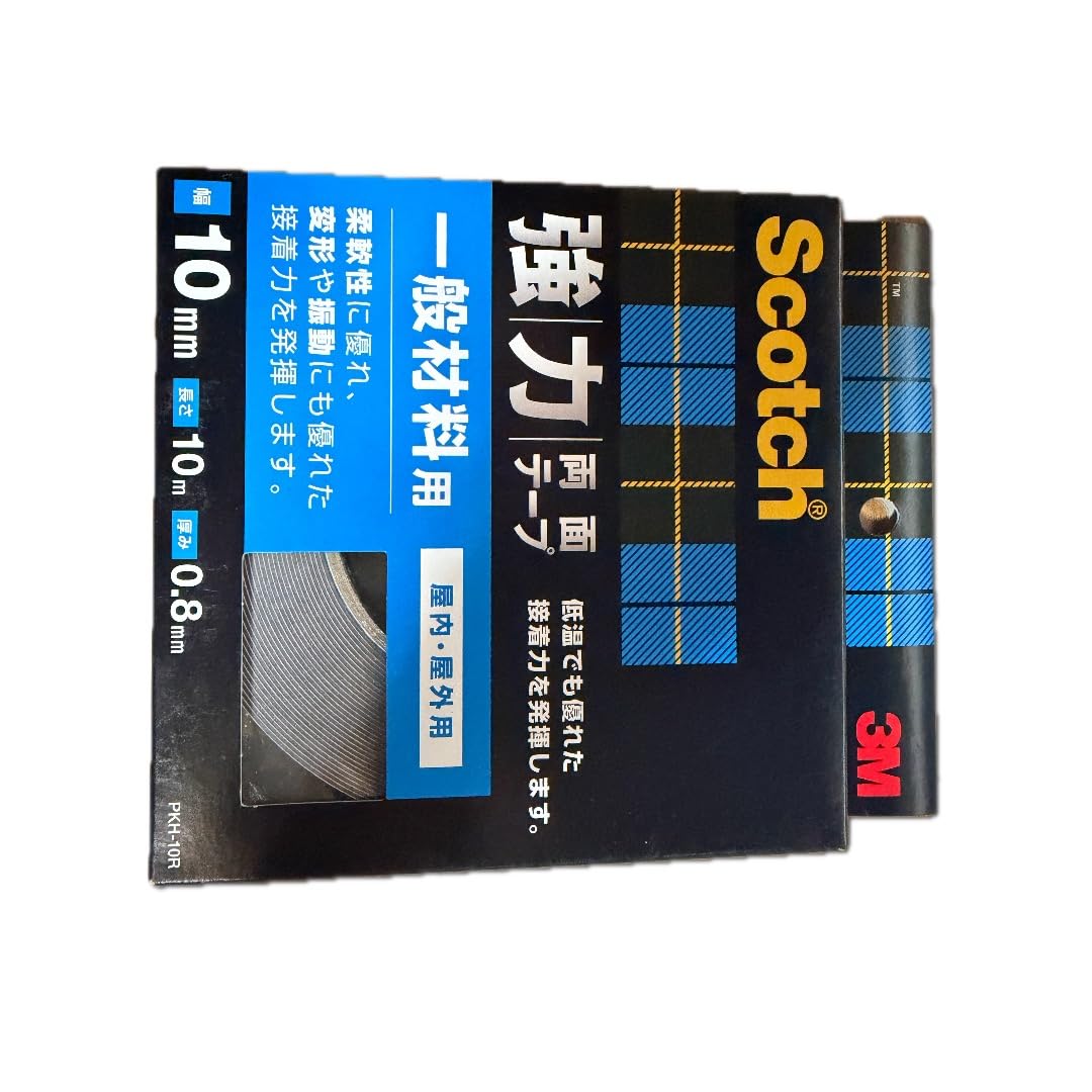 Scotch 建築内装用 両面テープ 10mm 10m 18個セット Scotch 建築内装用