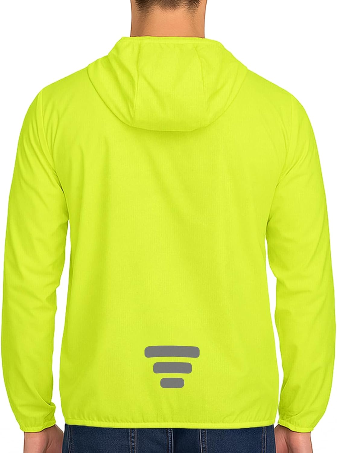 Men's UPF 50+ Light Jacket Full Zipper, Sun Protection Hoodie Jacket Long Sleeve Lightweight, Fishing,Outdoor Running - Image 2