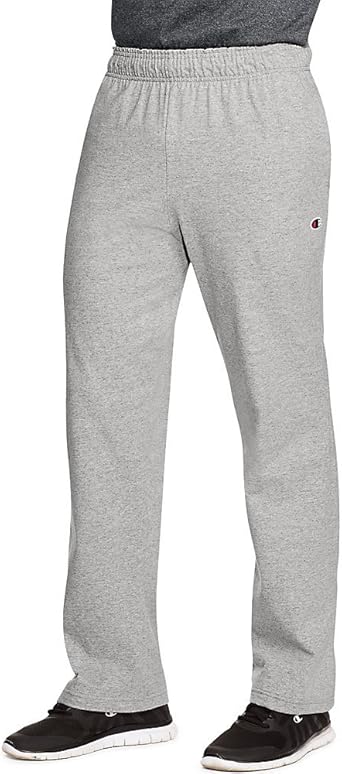 champion open bottom jersey pants