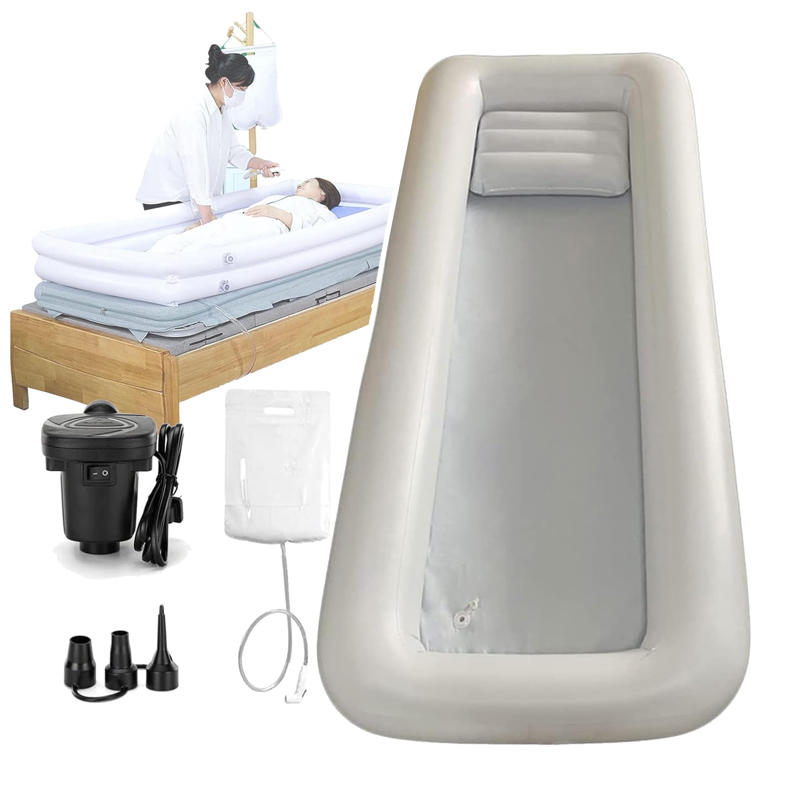 Baignoire-douche gonflable pour faciliter la toilette des PMR