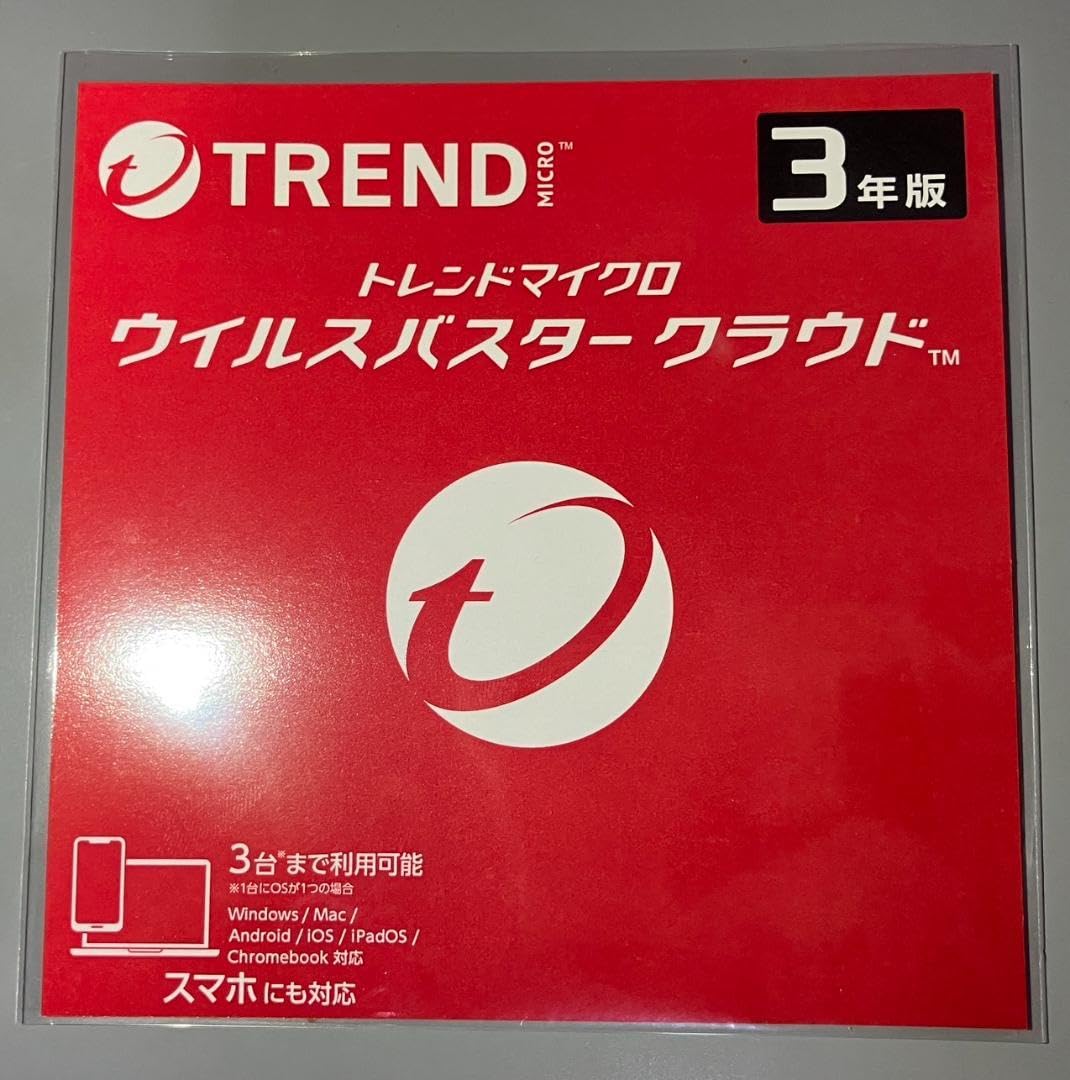 ウイルスバスター　クラウド10 3年番 トレンドマイクロ ウイルスバスター クラウド 3年版 同時購入用