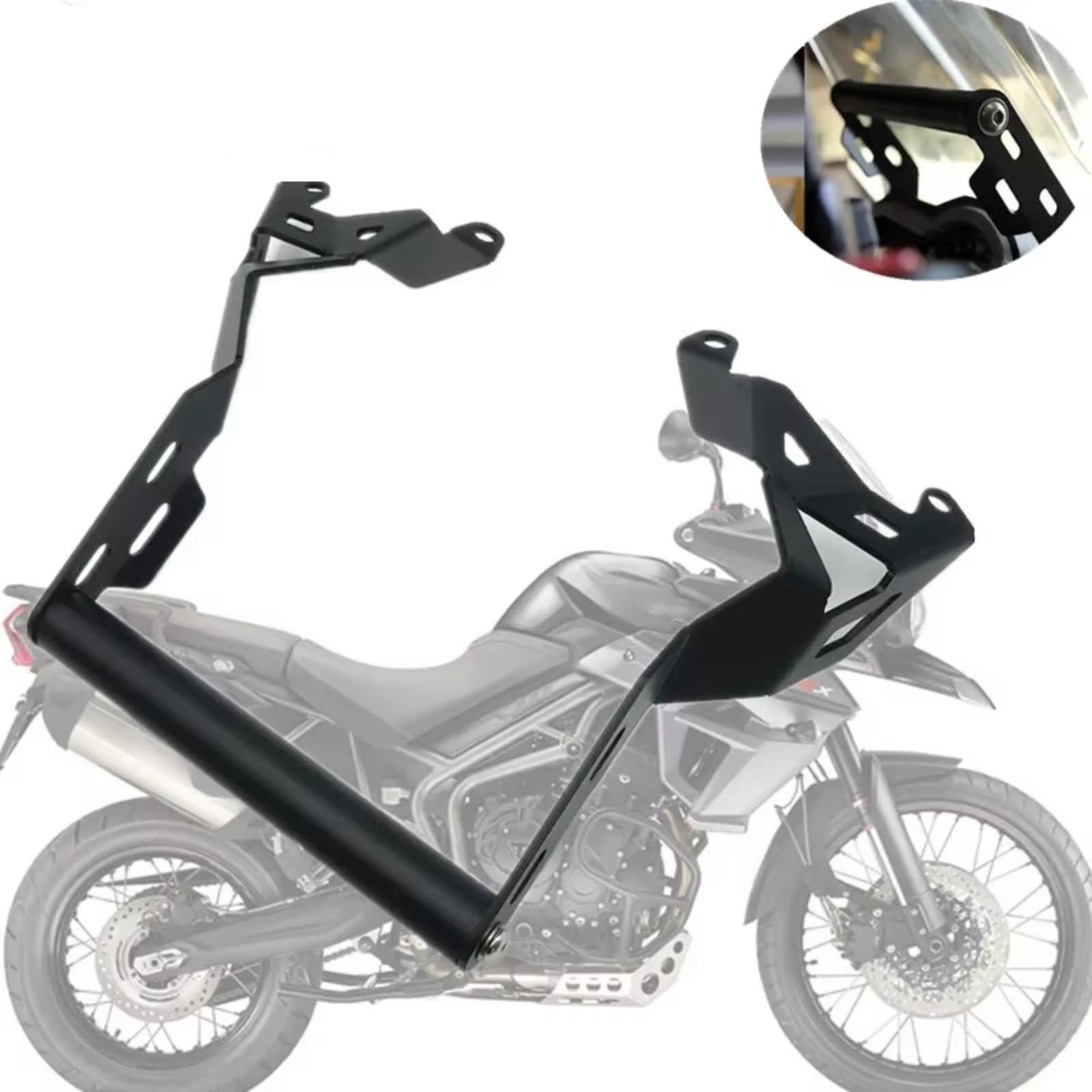 Staffa piastra navigazione GPS Compatibile Con Triumph 2016 2017 Per Tiger 800 XRX Staffa Di Navigazione Per Moto Supporto Telefono Per Vento Supporto GPS Anti Shake