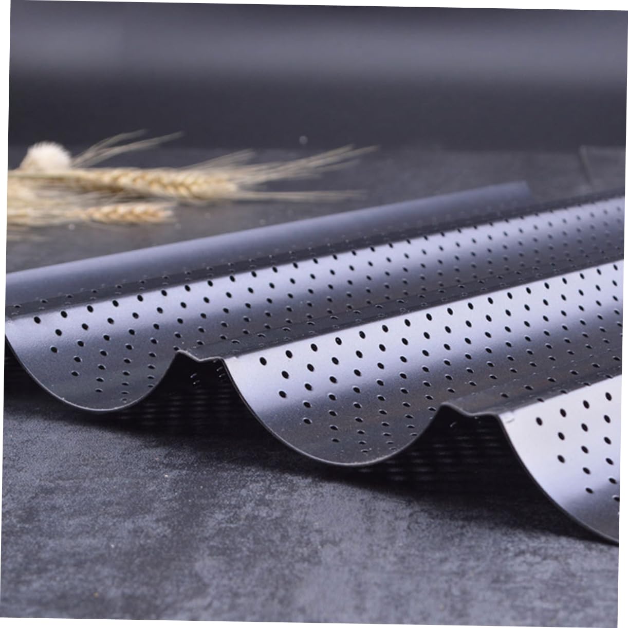 Molde Para Hornear Baguettes Moldes Perforados Antiadherente Horno Tostador
