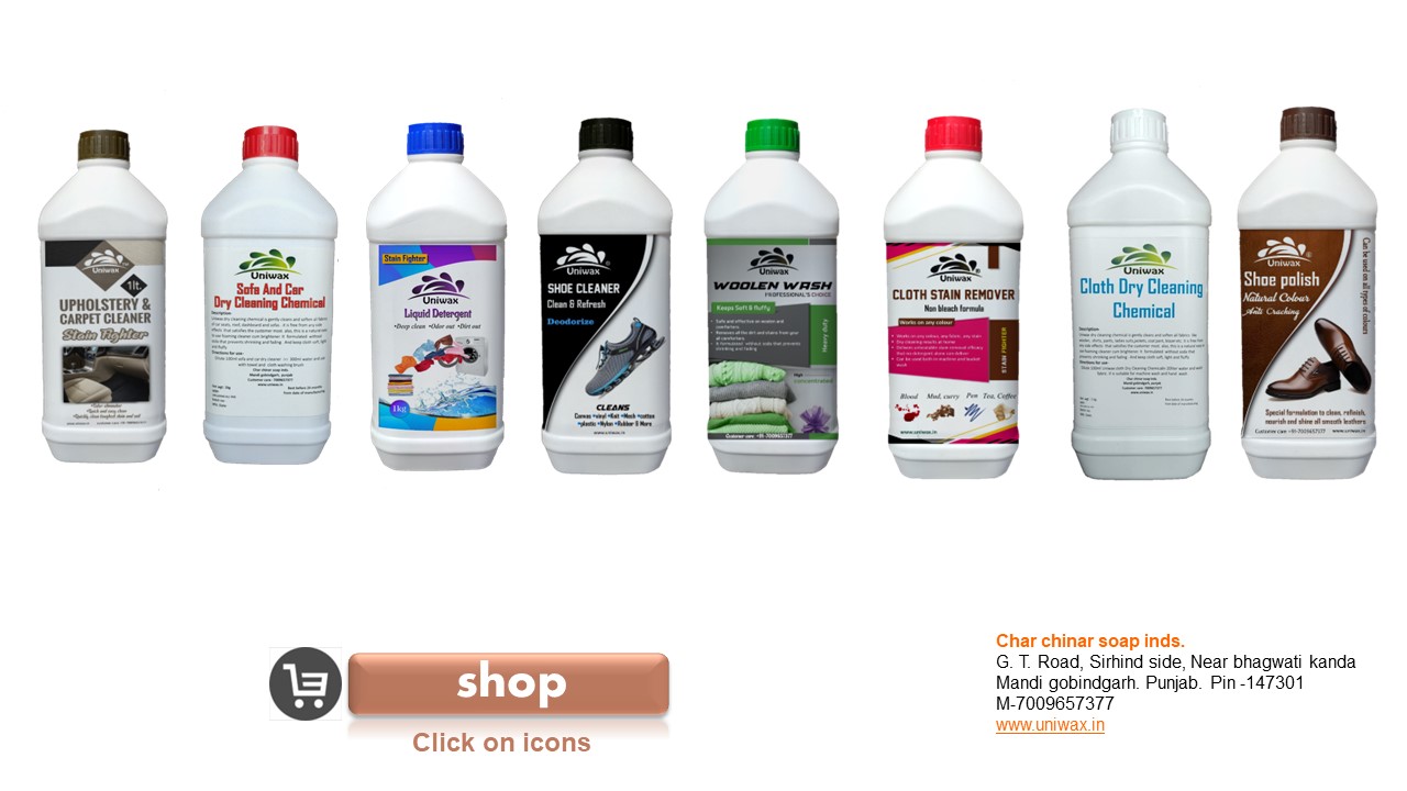 laundry chemicals cloth dry cleaning chemicals