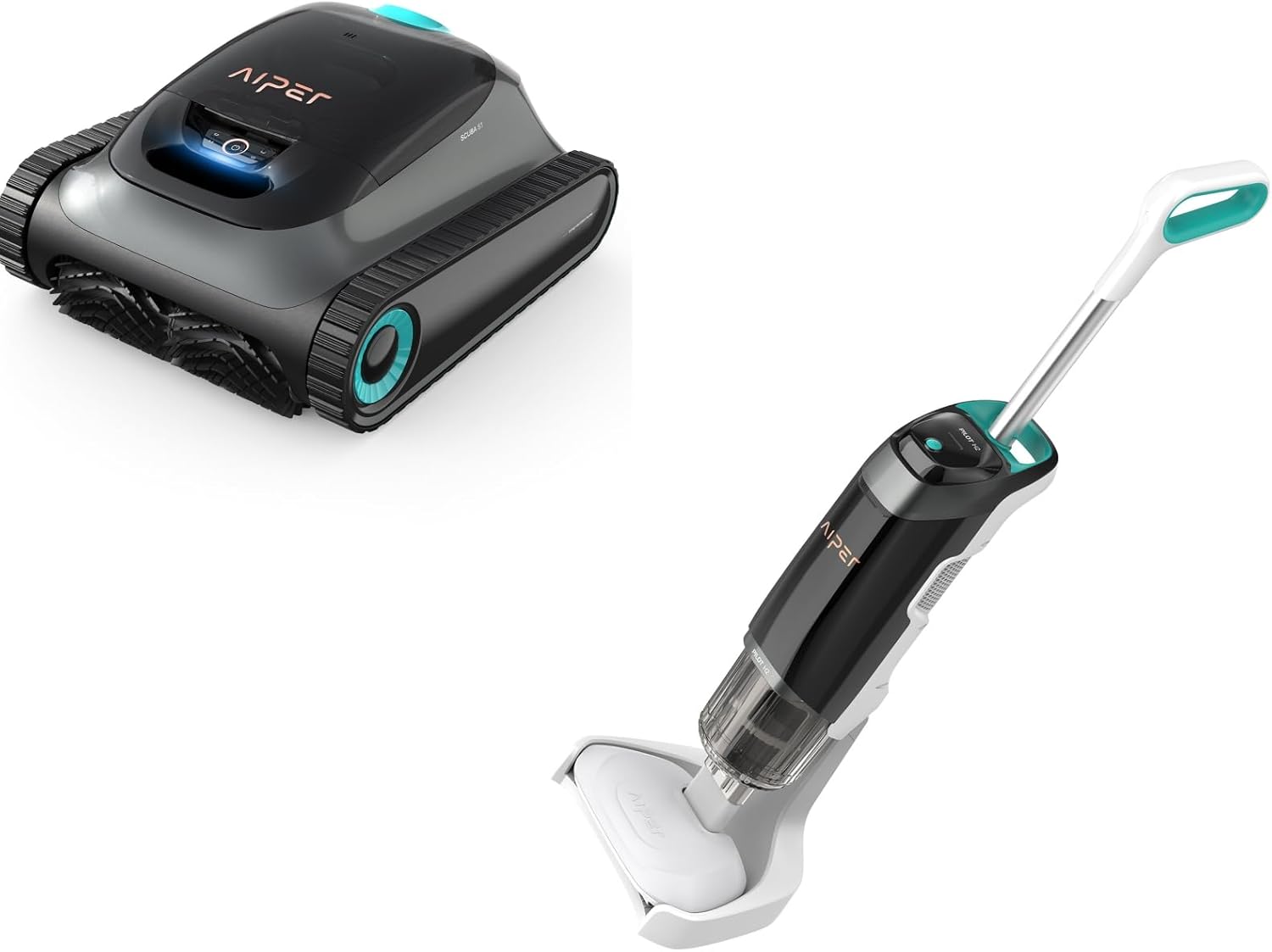 AIPER Scuba S1 Pool Vacuum for Inground Pools with Pilot