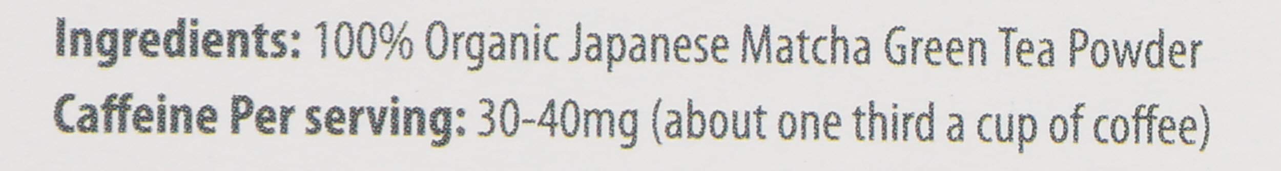 Jade Leaf Matcha Organic Ceremonial Grade Japanese Matcha 7 Count 7 Gr — view 2