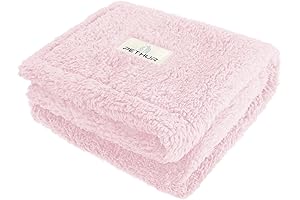 PETHUR Pink Dog Blanket: Ultimate Comfort for Small Canines and Felines