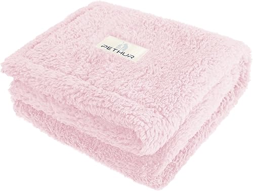 PETHUR Mantas impermeables para perros grandes, manta para perros grandes, lavable para sofá, manta de sherpa suave para mascotas, protección