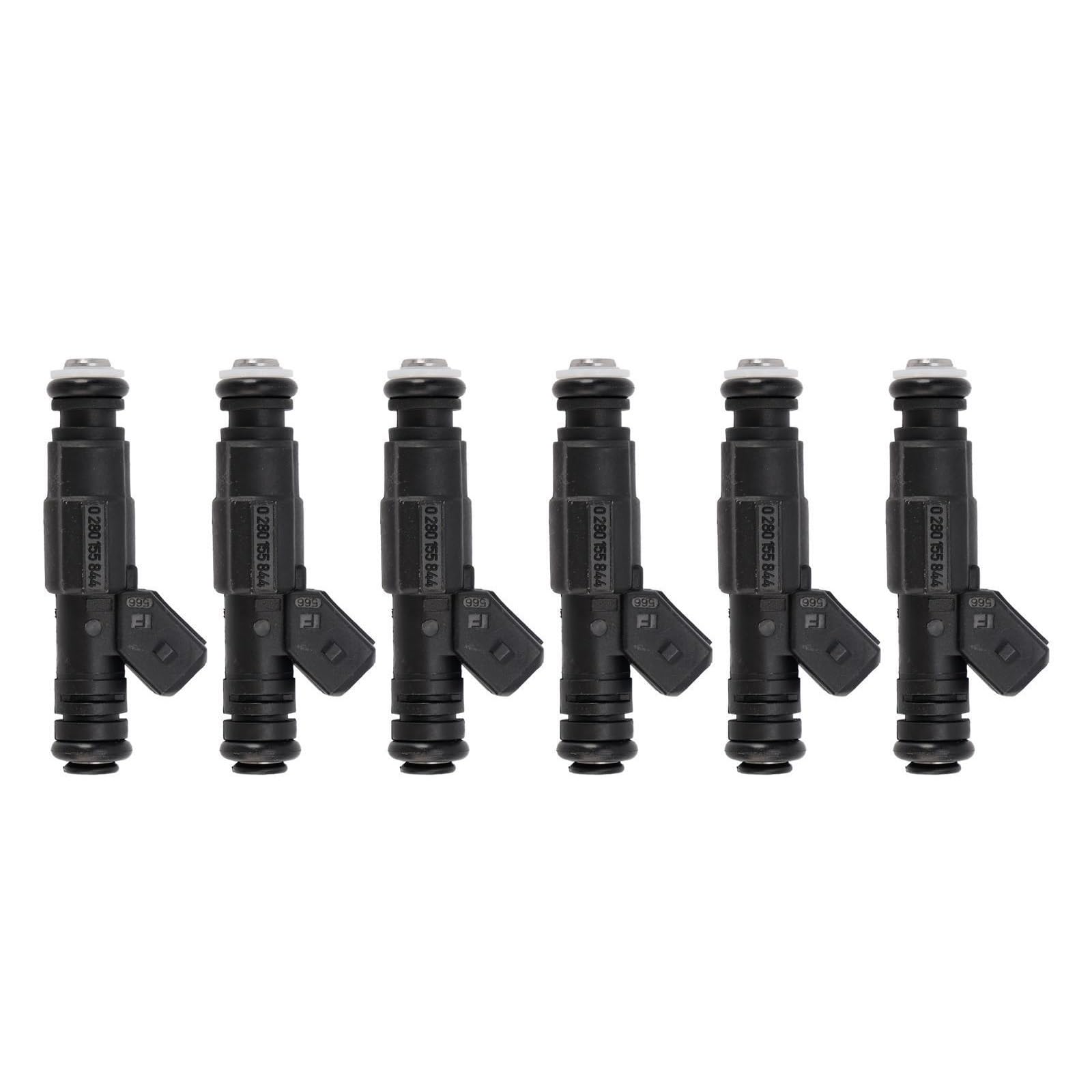 Boquilla de inyector de coche Inyector de combustible 6 uds para Ford Falcon AU 4.0L para Jeep Cherokee Commander 0280155844