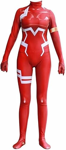 Miniatura 2 de Zero Two Ichigo Darling en el traje de cosplay Franxx Traje de traje de anime Zentai