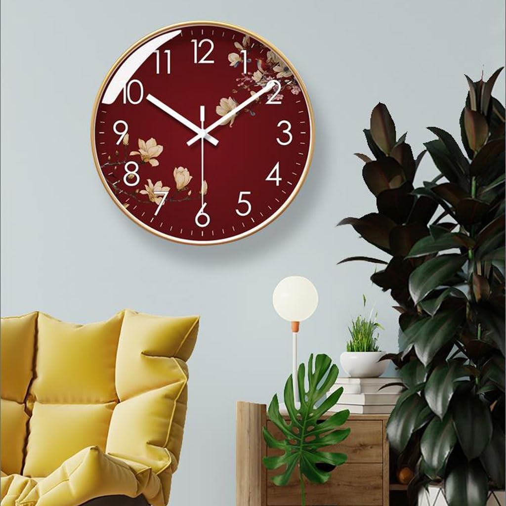 Orologio da parete Orologio da parete for soggiorno Orologio da parete Orologio da parete Orologio da parete in stile cinese Orologio al quarzo creativo silenzioso Reloj De Pared(B)