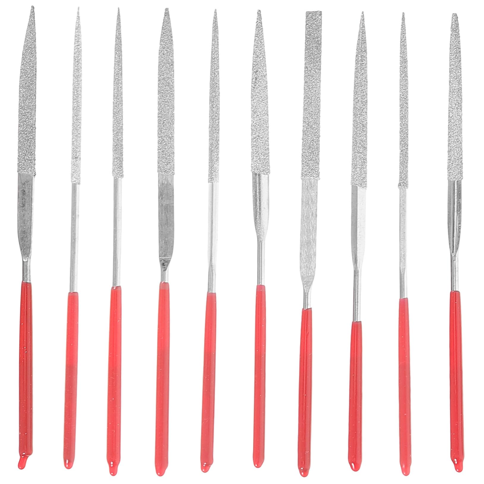 Balacoo Mini Diamond File Set Precision Jeweler Tools for Metal Glass Wood Diamond Deb Nail Files Kit