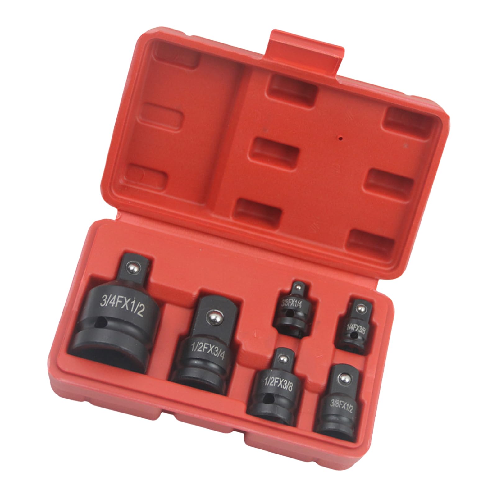 6Pcs Socket Wrench Impacts Socket Wrench Adapter Set 1/4 1 / 2inch 3/8 3/4 Ratchets Set Pneumatics Adapter Tool Automotive