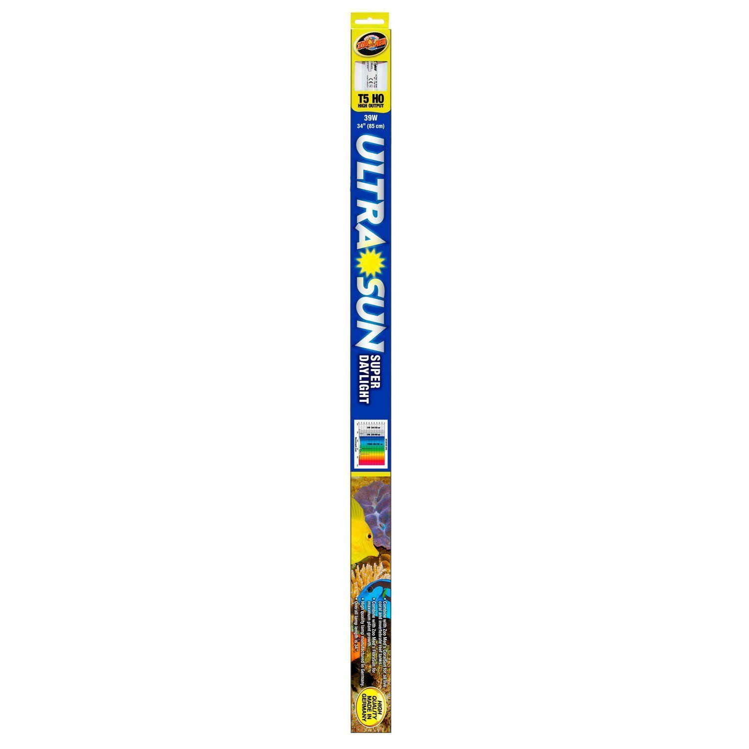 Amazon.com : Zoo Med T-5 HO Ultra Sun Super Daylight Fluorescent