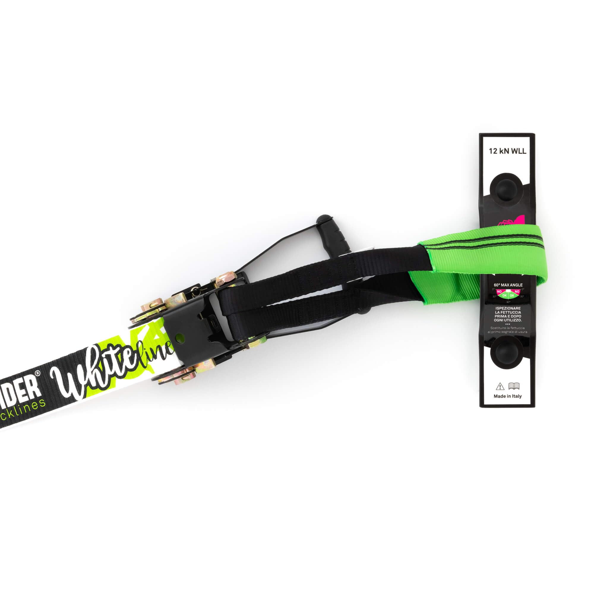 Slackline - Indoor Kit 1.0 - Indoor Kit Platte Wand (1x Einzelplatte + 1x Polschlinge)