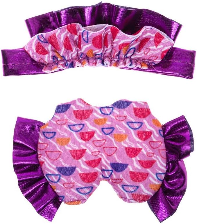 Miniatura 2 de Nerlie Ropa Neonate Aquanerlie Aquamerito Ropa de ropa Brillante Morado y Rosa Moden Motiff Motiff Romper y Sombrero KSI-Merito Glu Glu por
