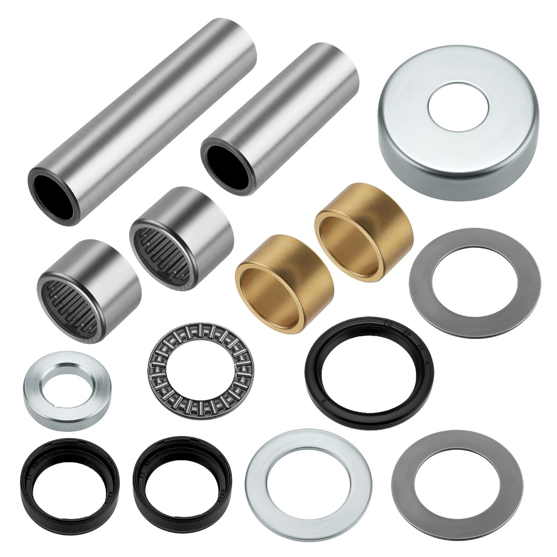 Kit de reparación de rodamientos de brazo oscilante y sellos para Yama-ha Raptor 660R YFM660R 2001-2005 5LP-22184-00-00 5LP-22123-00-00