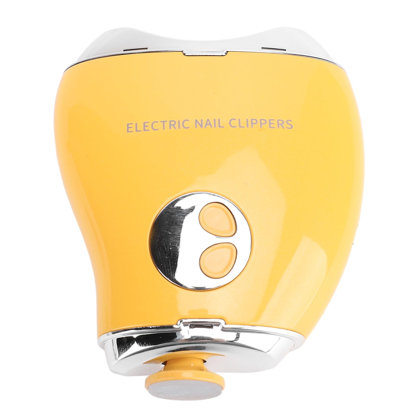 Electric Nail Clipper Automatic Fingernail Trimmer 3 Speed LED Display Cordless Nail Cutter Orange