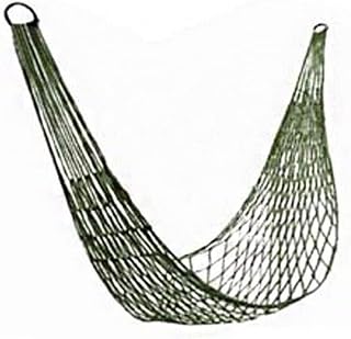 Hammock Chair Swing Seat Leisure Swing Travel Camping Swing Hammock Comfortable Hanging Nylon Rope Hammock Sleeping Hammock for Hiking Camping Outdoor Sports Beach Paddock Swing Chair (Green)