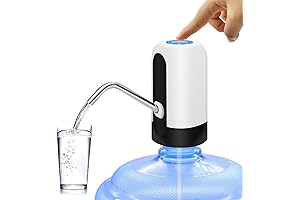 MJIYA Portable Water Bottle Pump, Universal Bottle Dispenser with Switch and USB...