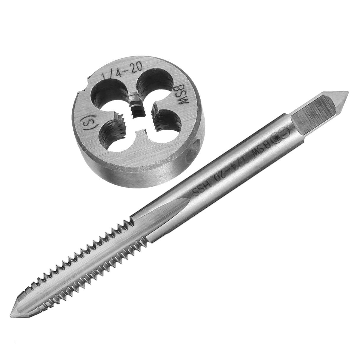 1 Set Die tap Rethreading Tool Kit Round Threading Dies Left Hand Die