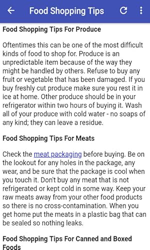 Food Shopping Guide