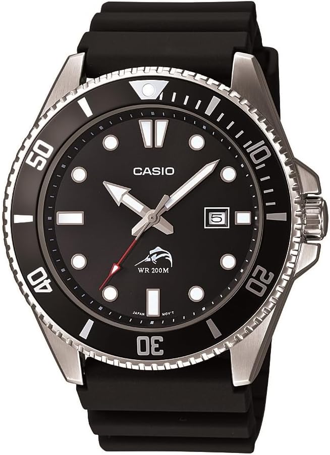 Casio MDV106 Series | Unisex Analog Watch | 200M WR | Stainless Steel Case | Resin Band | 2 Hand Analog (HR