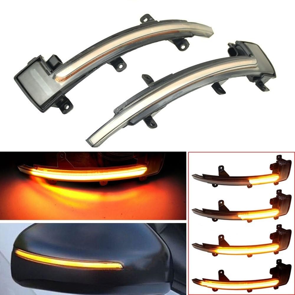 Dynamiczny kierunkowskaz boczny lusterka wstecznego do Audi dla TT Mk2 8J TTS R8 2007-2013 do dynamicznego migacza TTRS kierunkowskaz LED z bocznym lusterkiem wstecznym