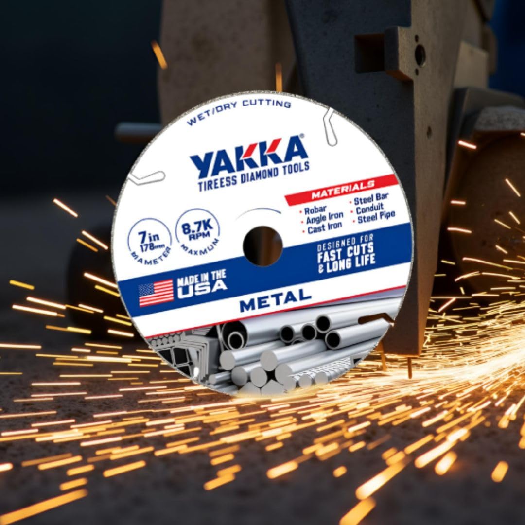 Yakka Diamond Metal Cutting Blades - Long Lasting -2