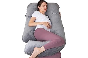 MOON PINE Pregnancy Pillow: Comforting Full-Body Support for Expectant Mothers