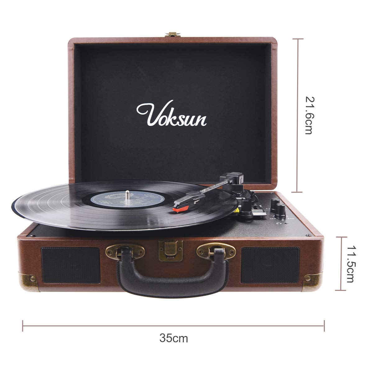 Record Player, VOKSUN Portable 