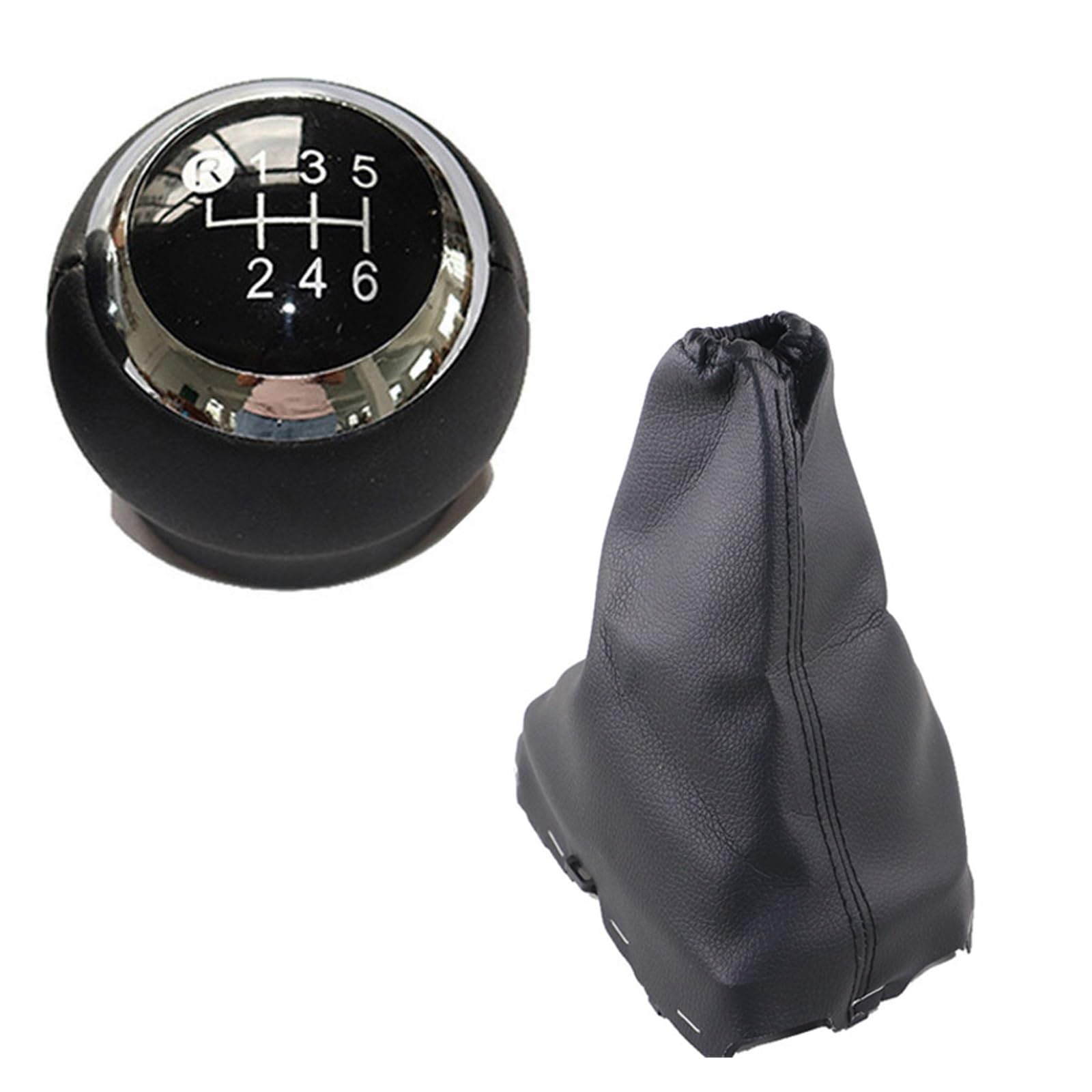Shift Gear Knob Cover For Toyota For COROLLA For E18 For E180 2013-2018 Gearbox Handle Gear Lever Knob Stick Shift Boot(6 speed black)