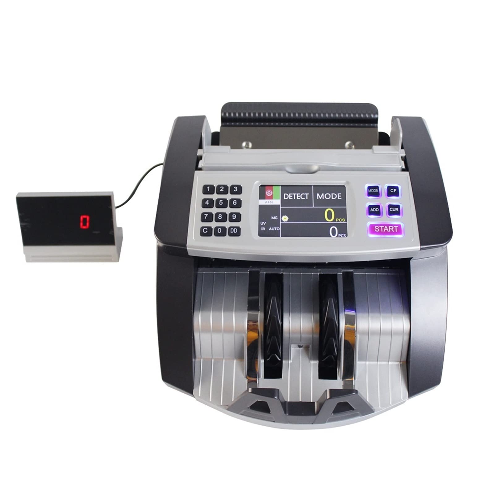 EDEDE Macchina Conta Soldi, Mescolare la Macchina for Il conteggio for Iraq Mercato IQD Rilevatore di Denaro TFT LCD Visualizza Il registratore di Cassa con bancono