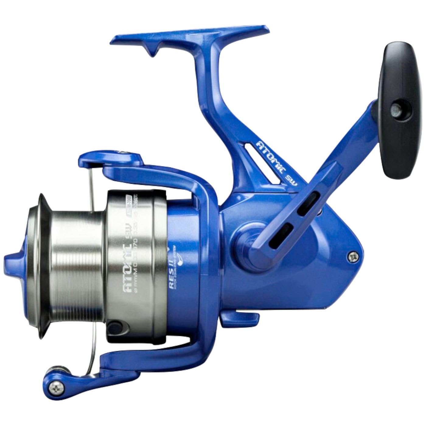 Okuma Moulinet Spinning Atomic Sw - 587g - R.4.5:1 - Ret.103cm - BK.15Kg - ATSW-7000