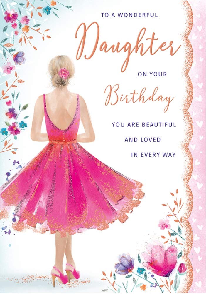 Birthday Card Daughter - 10 x 7 inches - Regal Publishing
