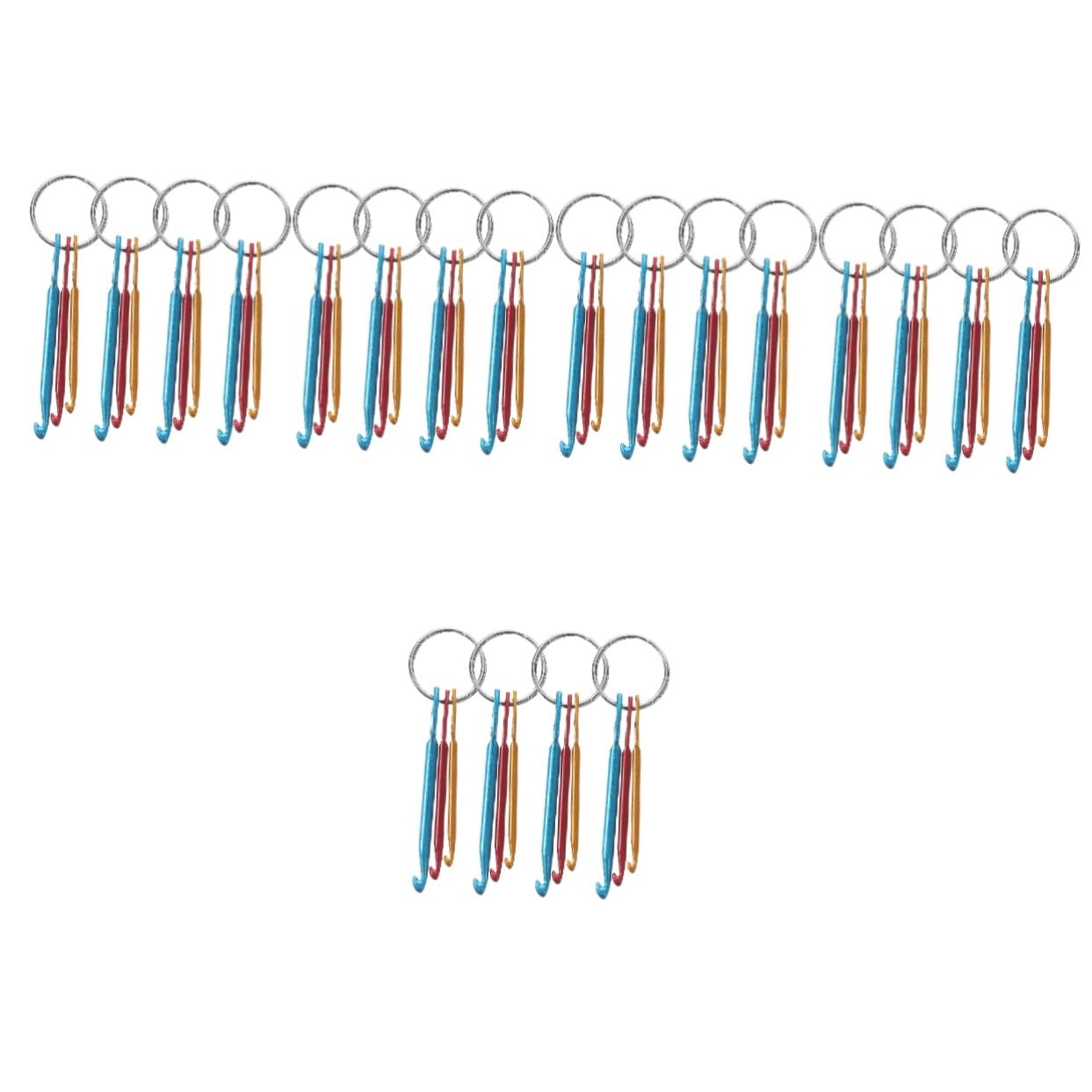 Hohopeti 20piezas Ganchos De Crochet Portátiles Para Tejer Herramientas De Manualidades Para Amantes Del Crochet