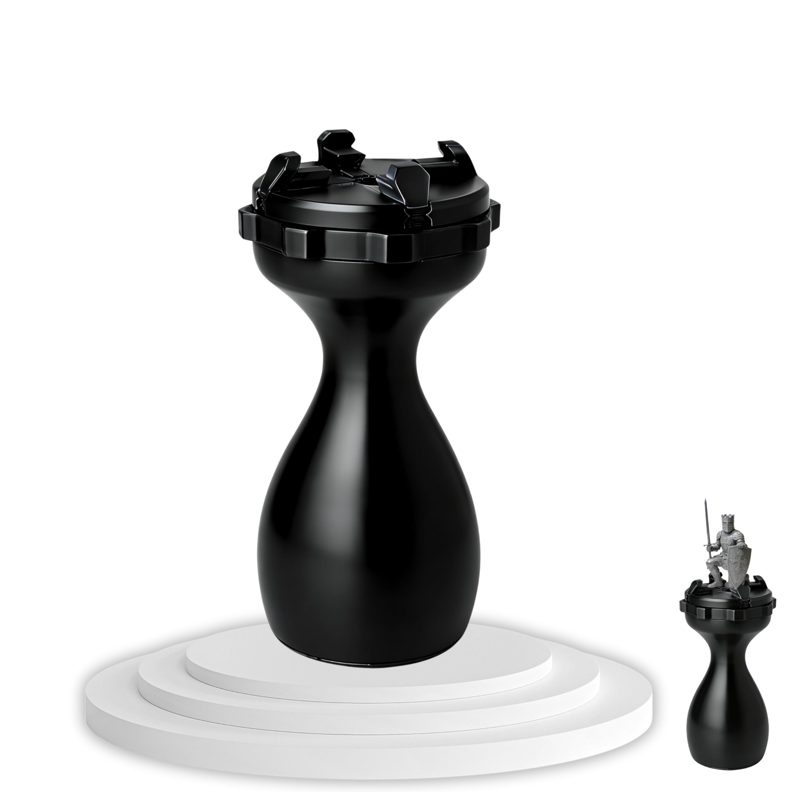 totnwrooye Painting Handle for Miniatures, Tabletop Model Painting Holder, Universal Grip for Scale Models, Fantasy Figurines, Wargame Miniatures, Black