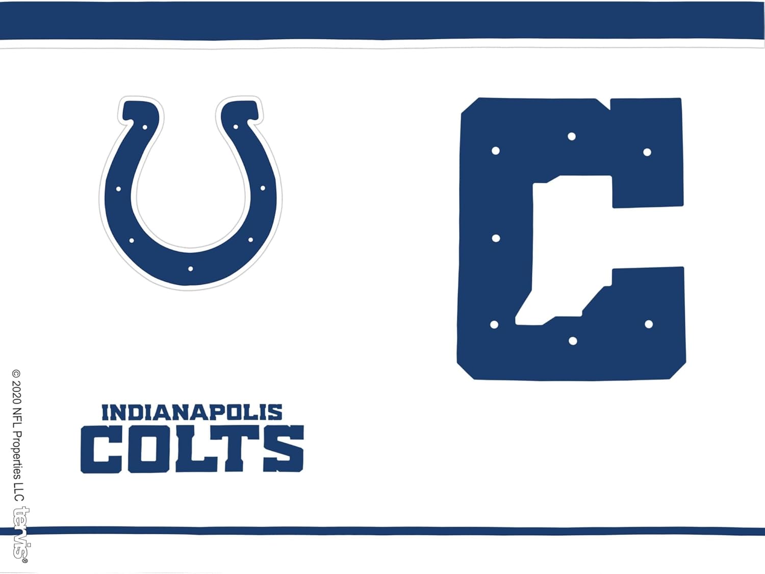 Tervis Made in USA Double Walled NFL Indianapolis Colts Insulated Tumbler Cup Keeps Drinks Cold & Hot, 24oz, Tradition - Image 2
