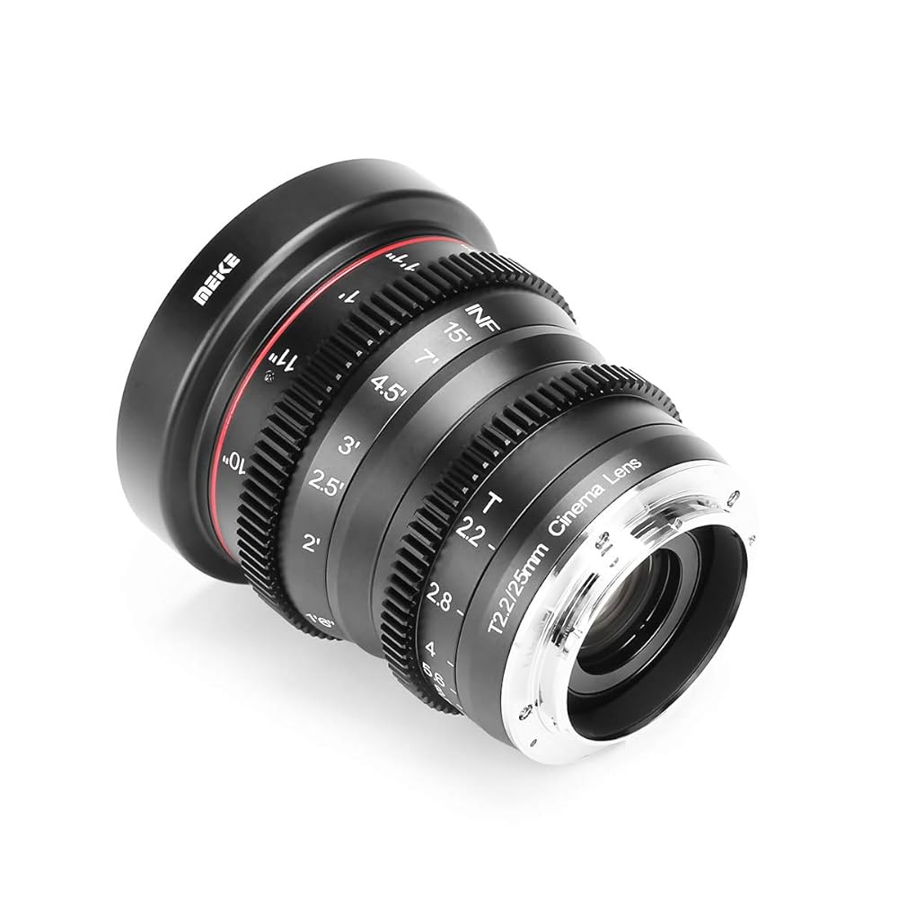 Amazon.co.jp: Meike 25mm T2.2 Manual Focus Cinema Lens