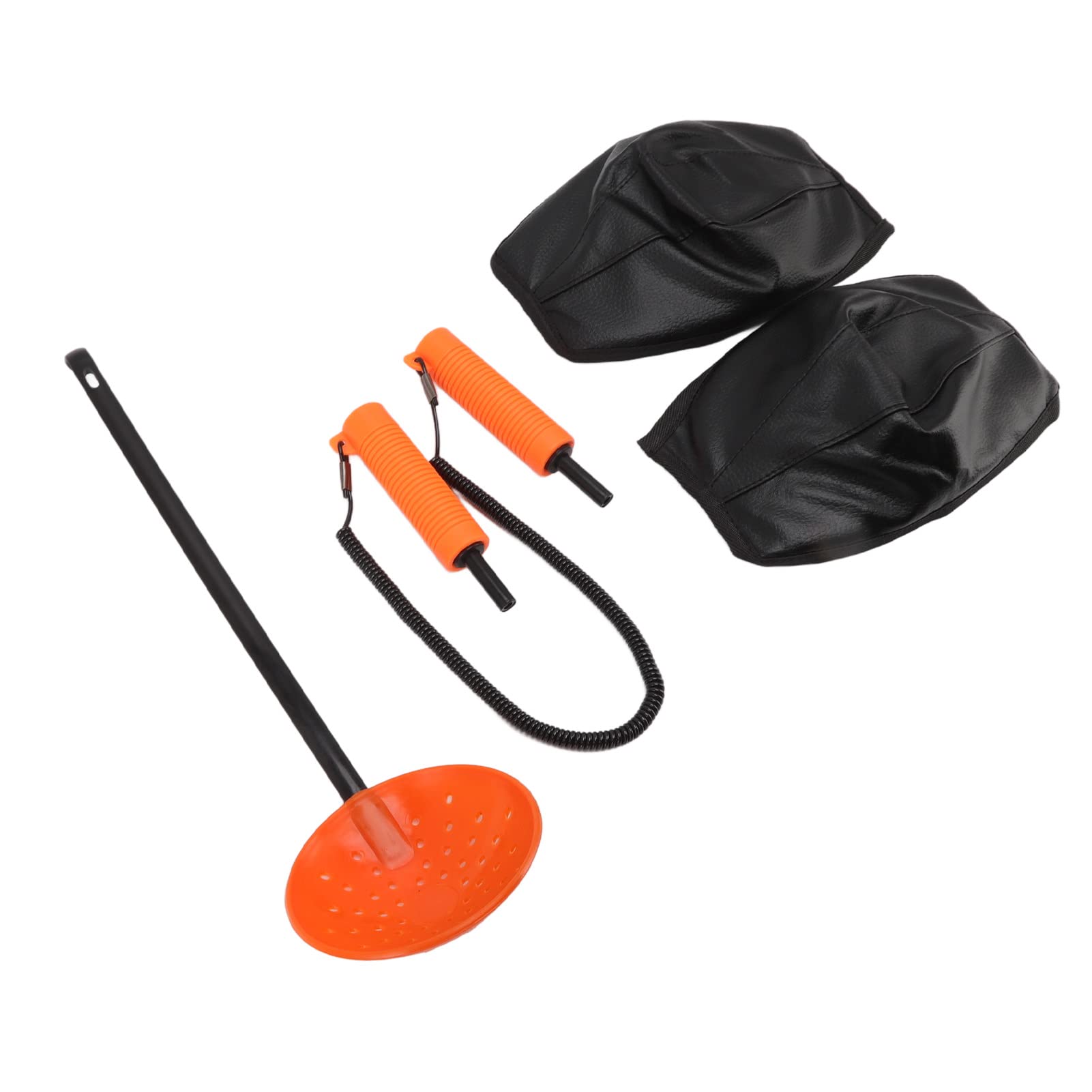 Muiltvoe Retractable Ice Awls, Ice Fishing Safety Picks with Ergonomic Handle and Tip, for Winter Outdoor Sports and Emergency Climbing