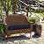 Arden Selections Outdoor Wicker Settee Cushion, 41.5 x 18, Rain-Proof, Fade Resistant 41.5 x 18, Sapphire Blue Leala