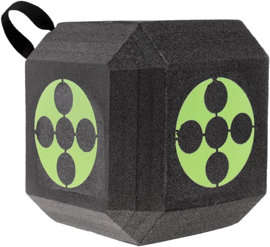 Self Healing Archery Target 18-Sided XPE Foam Weight Portable Hunting Practice Block Target - Green